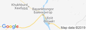 Bayanhongor map