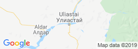 Uliastay map