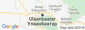 Ulaanbaatar map