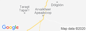 Arvayheer map