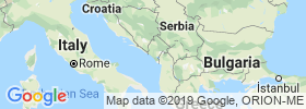 Cetinje map