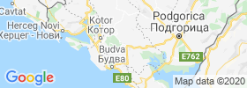 Cetinje map