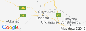 Oshakati map