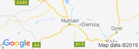 Numan map