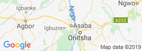 Asaba map