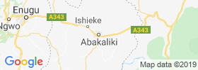 Abakaliki map