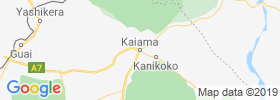 Kaiama map
