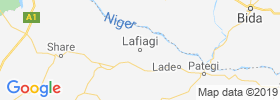 Lafiagi map