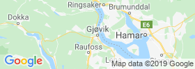 Gjovik map