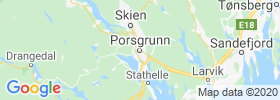 Porsgrunn map