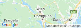 Skien map
