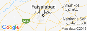Faisalabad map
