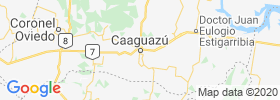 Caaguazu map