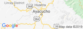Ayacucho map