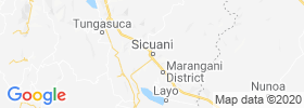 Sicuani map