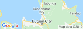 Cabadbaran map