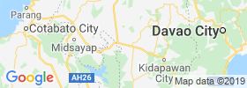 Kabacan map