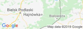 Hajnowka map
