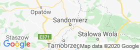 Sandomierz map
