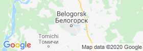 Belogorsk map