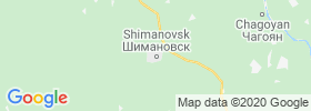 Shimanovsk map
