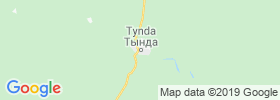 Tynda map