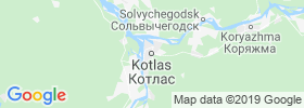 Kotlas map