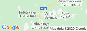 Vel'sk map
