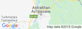Astrakhan' map