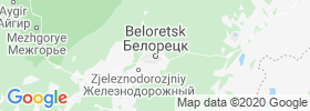 Beloretsk map