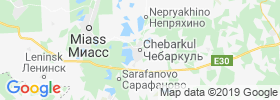 Chebarkul' map