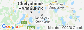 Kopeysk map
