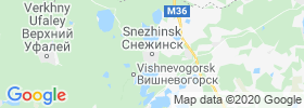 Snezhinsk map