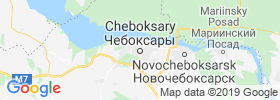 Cheboksary map