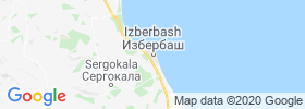 Izberbash map