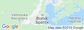Bratsk map