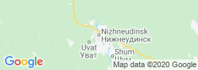 Nizhneudinsk map