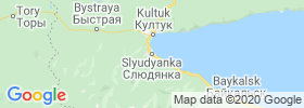 Slyudyanka map