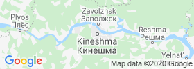 Kineshma map