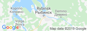 Rybinsk map