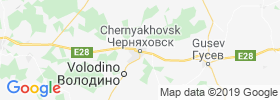 Chernyakhovsk map
