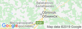 Obninsk map