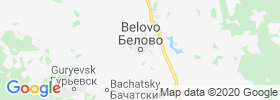 Belovo map