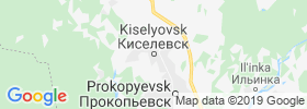 Kiselevsk map