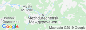 Mezhdurechensk map