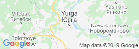 Yurga map