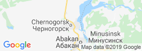 Chernogorsk map