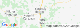 Yaransk map