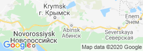 Abinsk map