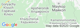 Apsheronsk map